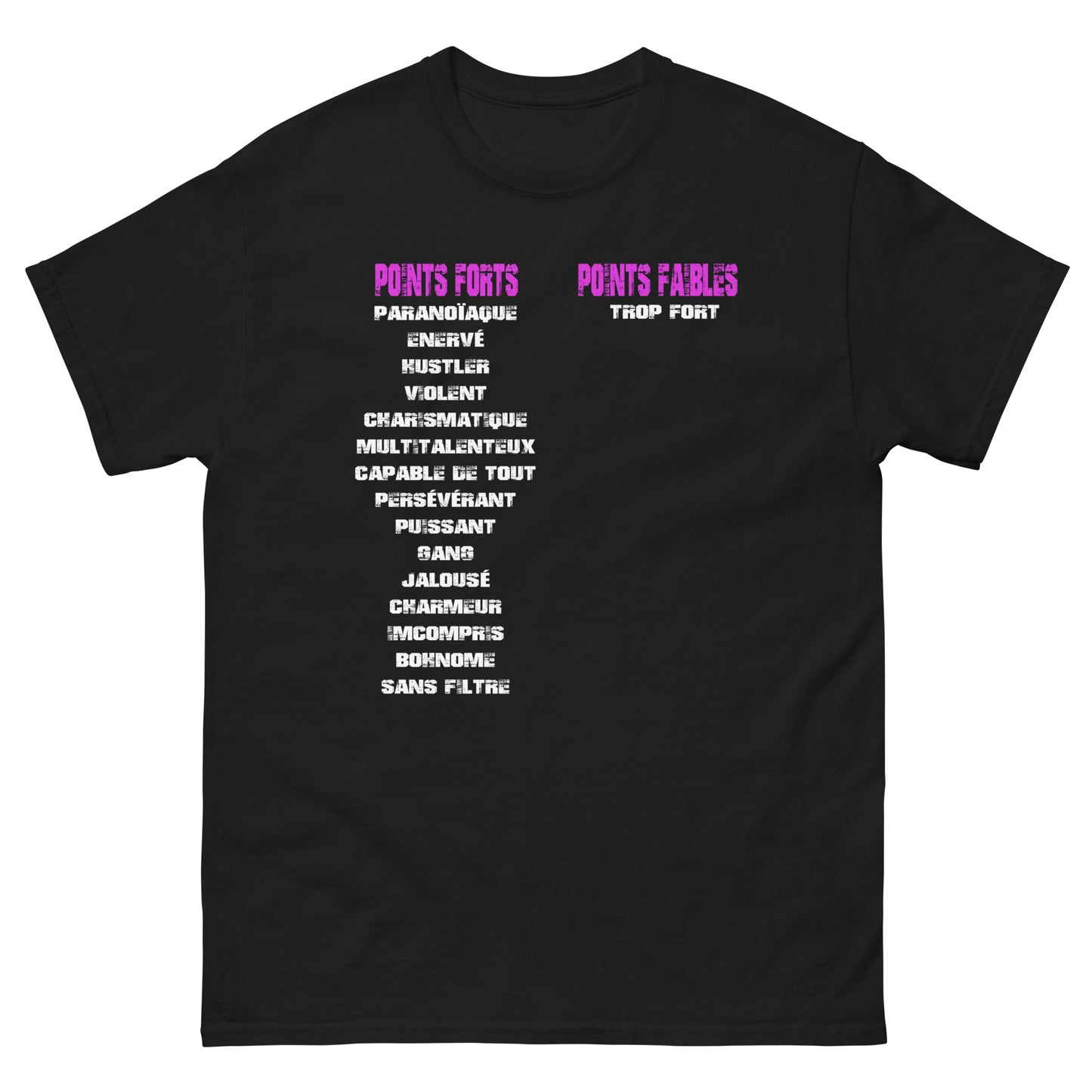 T-shirt Point faible trop fort - Teelted