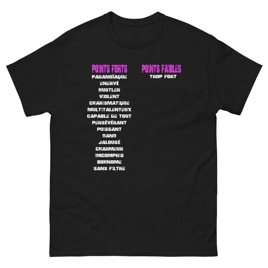 T-shirt Point faible trop fort - Teelted