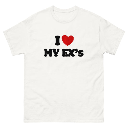 T-shirt I love my Ex's