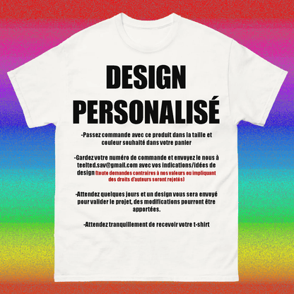 T-shirt personnalisé à la demande - Teelted